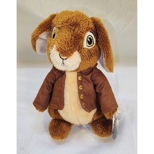 Peter Rabbit Movie Benjamin Bunny 7.5" Plush Stuffed Animal Toy NEW